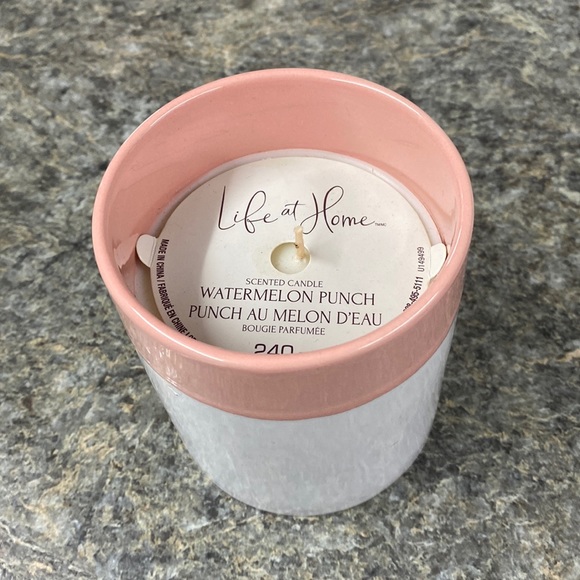Life at Home Watermelon Punch Scented Candle 240g - Picture 1 of 4